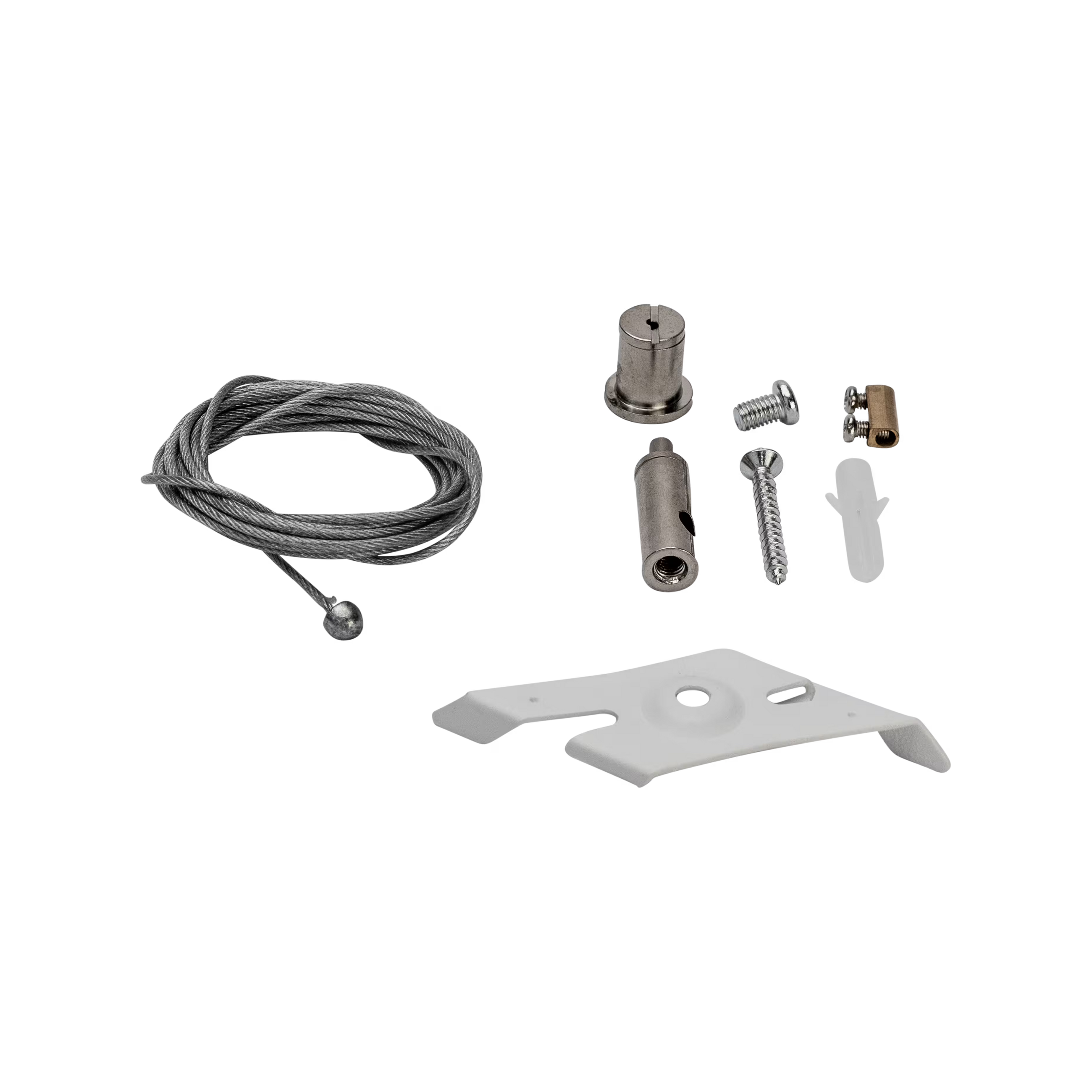 Pendelset systeemplafond · 3-fase rail · clip · 2m · Wit