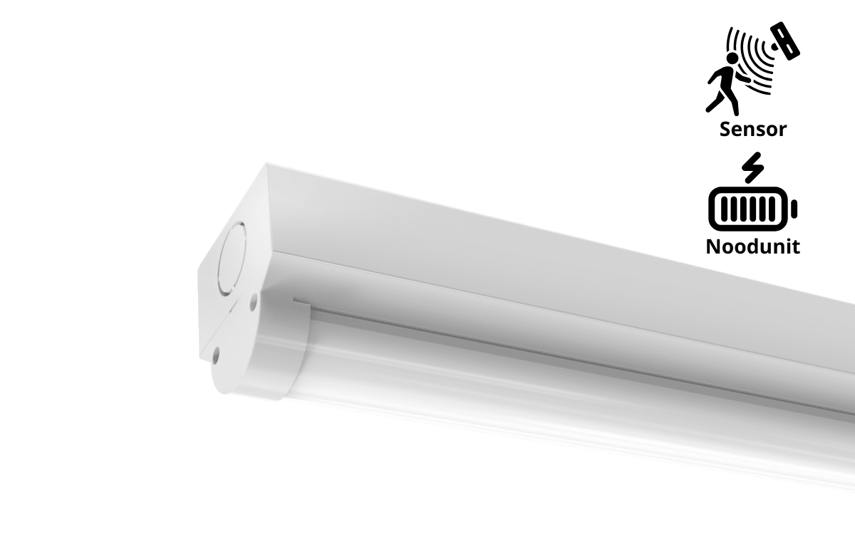 Battor · 150cm · 34W-60W (instelbaar) · CCT 3000K-4000K-5000K · SENSOR + NOOD