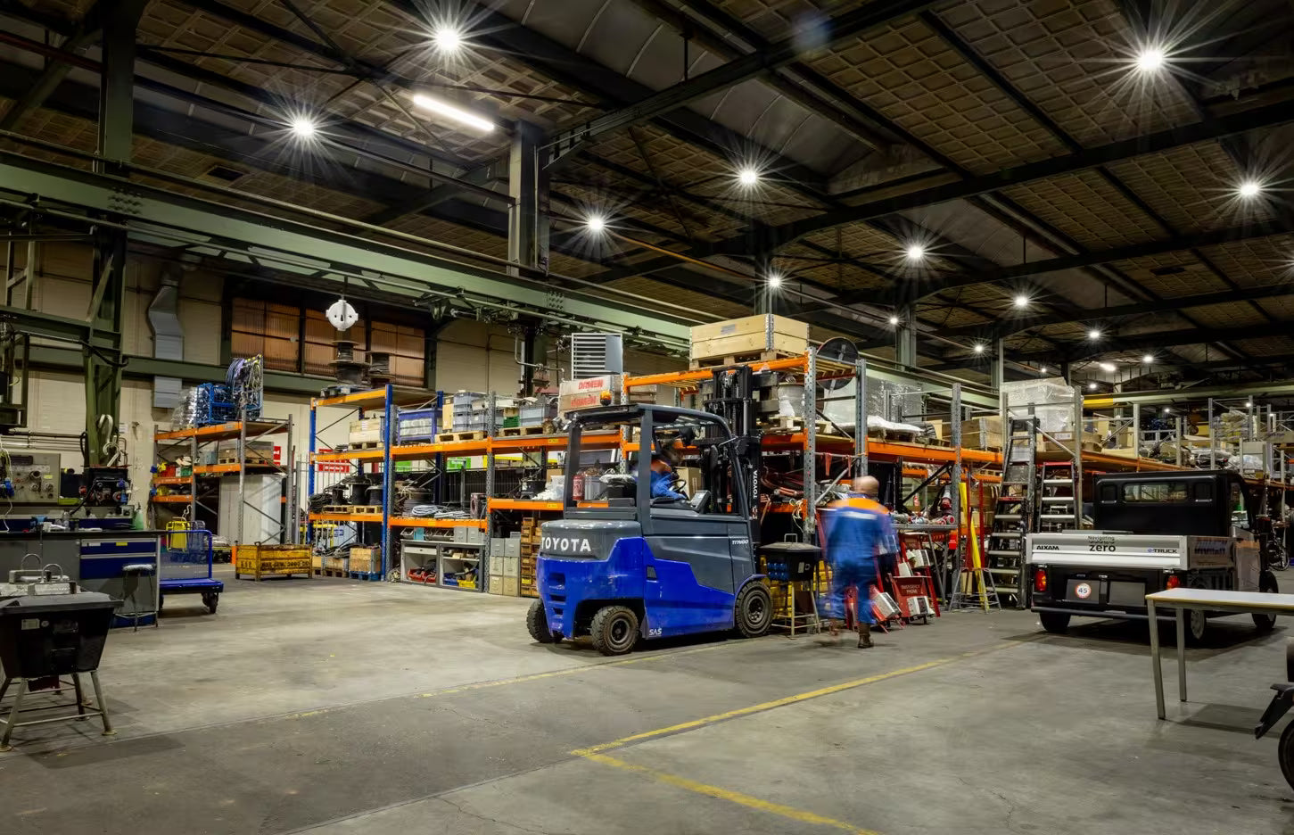 LED verlichting bedrijfshal industrie
