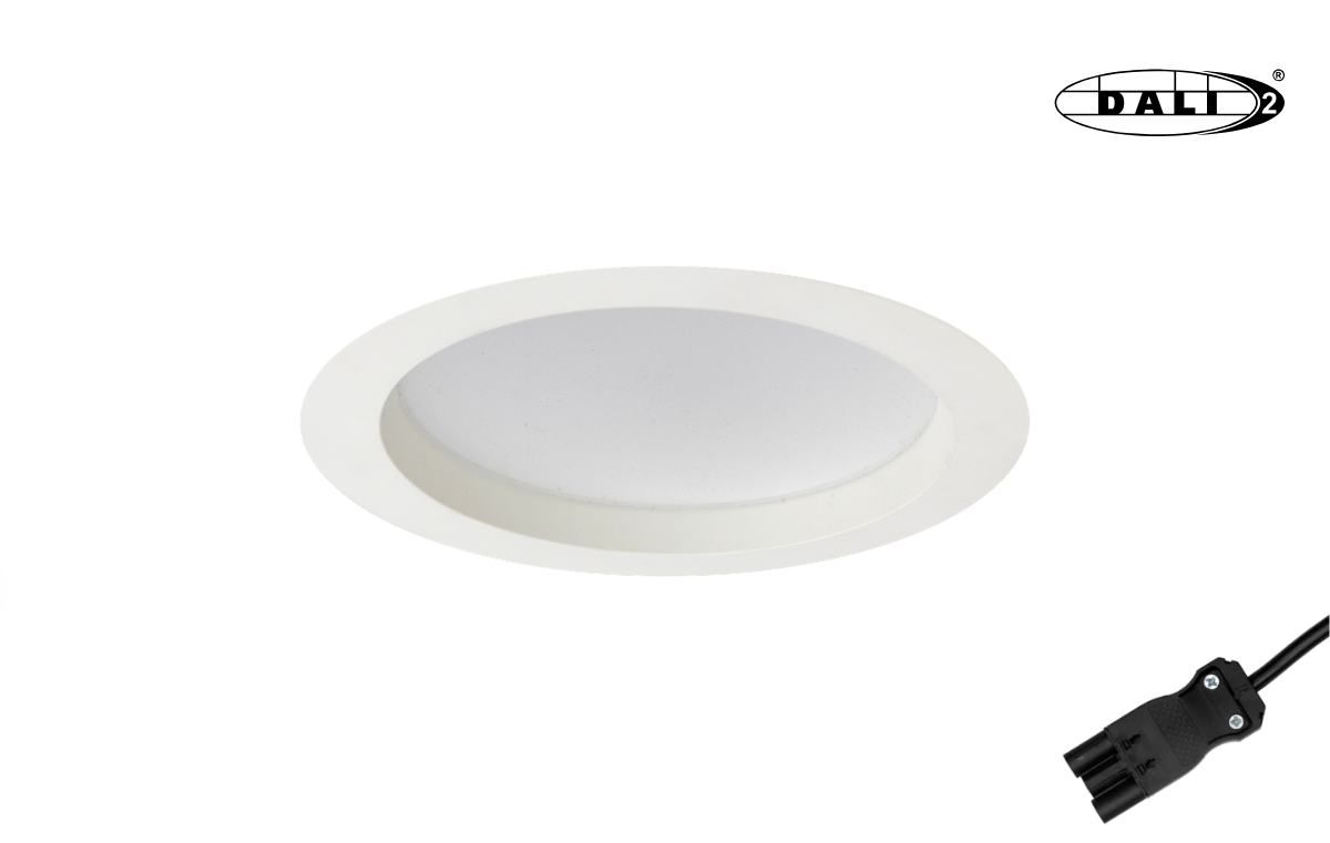 Downlight Torino · Ø170 · 6-12W · 3CCT · Wieland · DALI