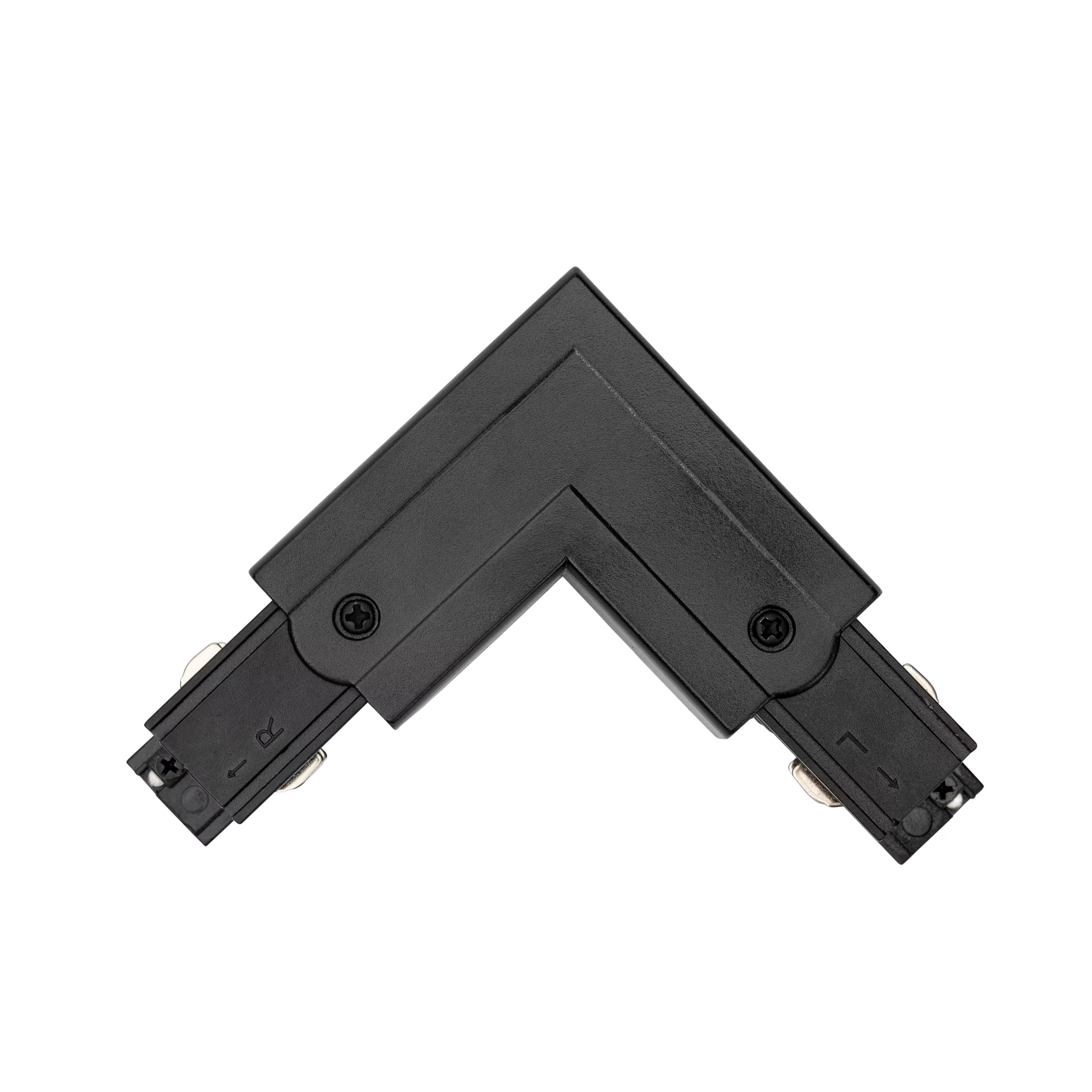L-vorm connector · Inside · Zwart