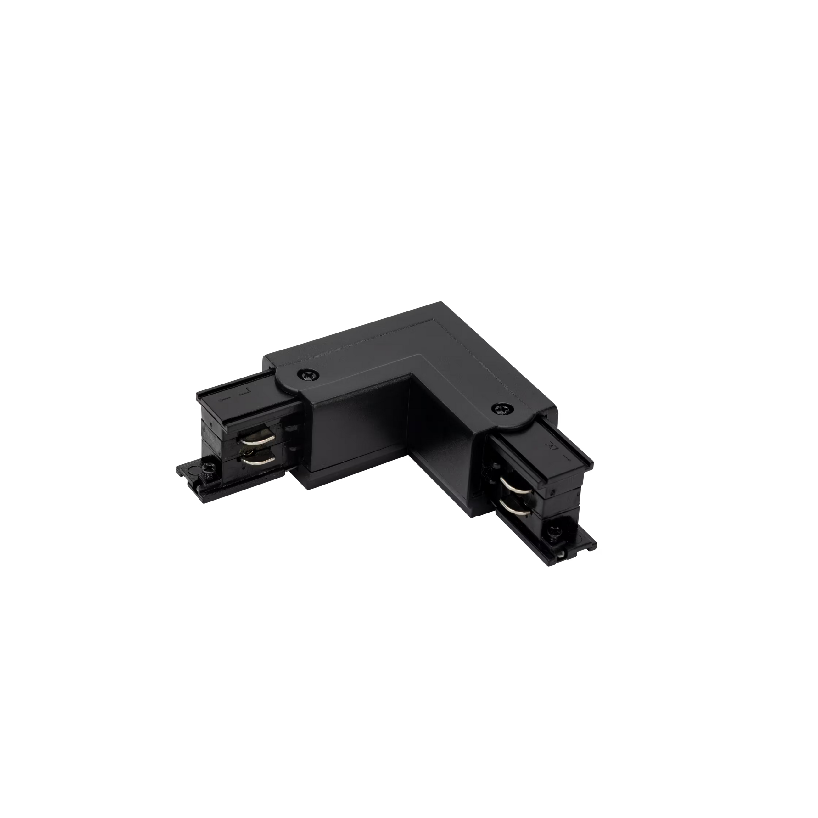 L-vorm connector · Outside · Zwart