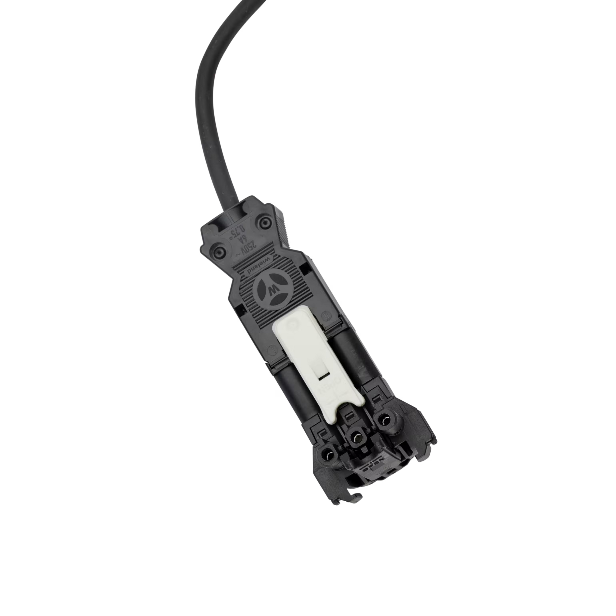 T-SPLITTER · incl. Aansluitsnoer · Male · 1 MM² · 0,3 meter · Zwart