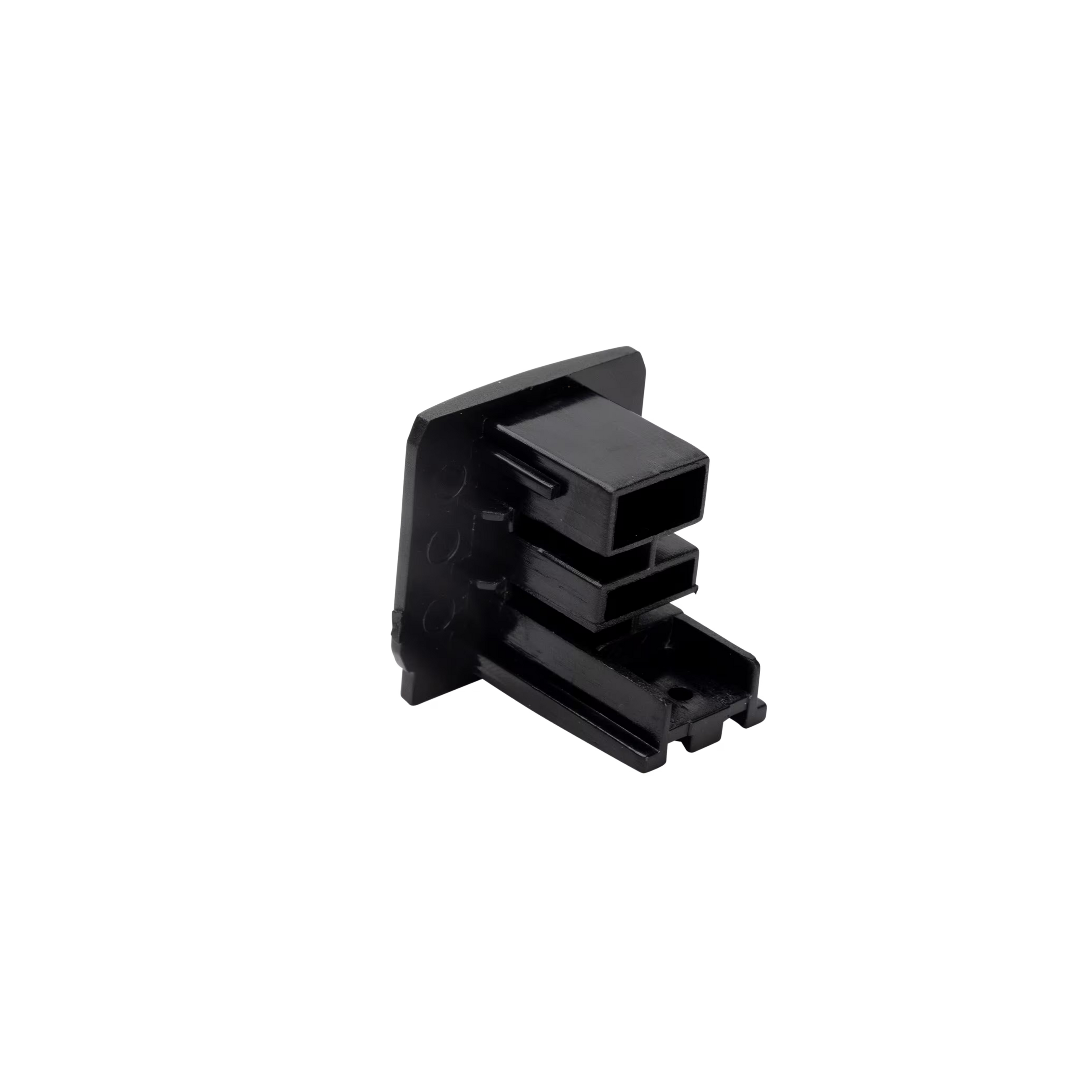 Eind plug · 3-fase rail · Zwart
