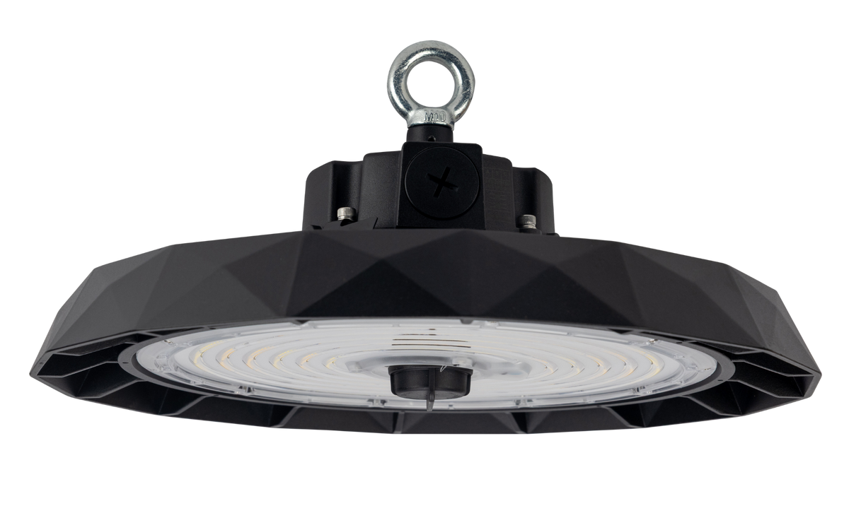 High-Bay Performance · 150W-200W-240W (instelbaar) · 3CCT Switch 4000K-5000K-5700K · 90º