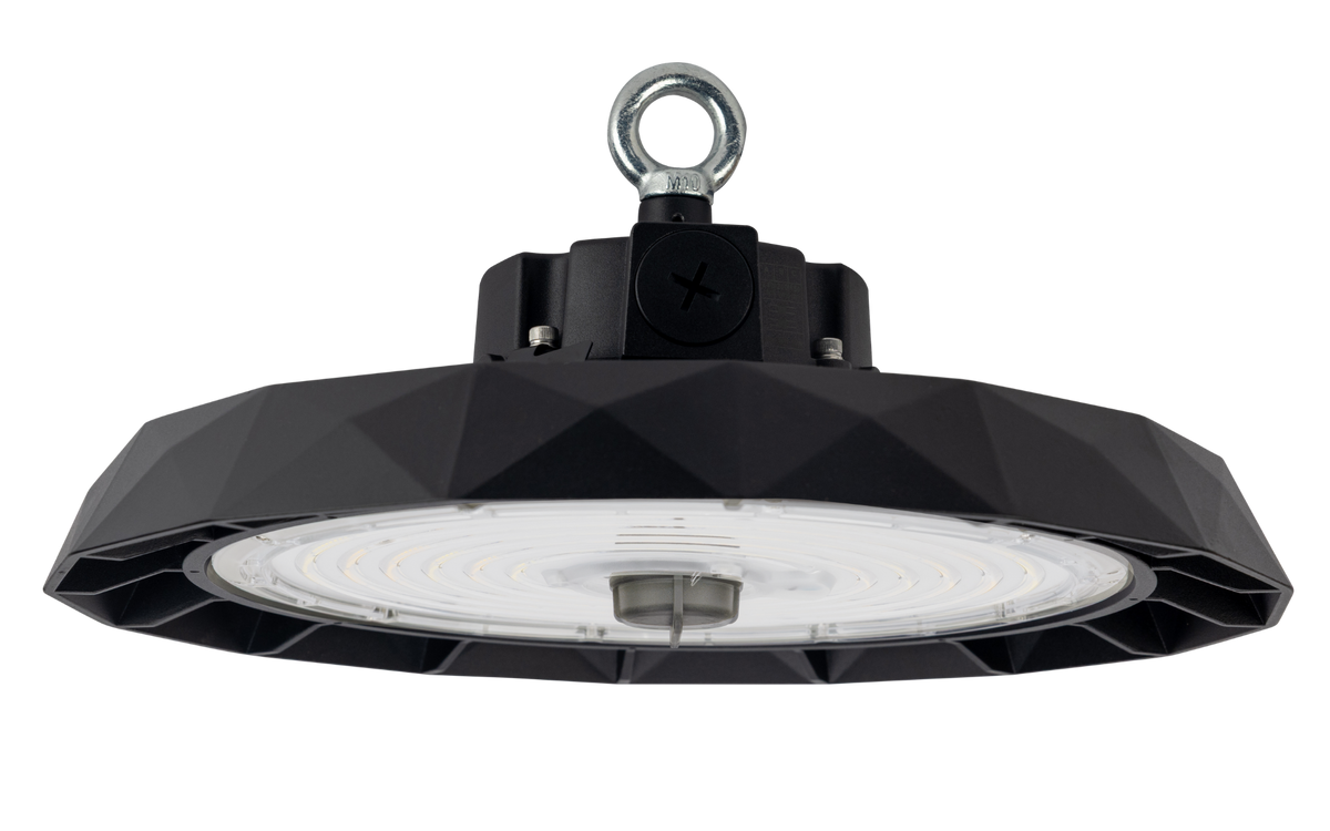 High-Bay Performance · 150W-200W-240W (instelbaar) · 3CCT Switch 4000K-5000K-5700K · 90º