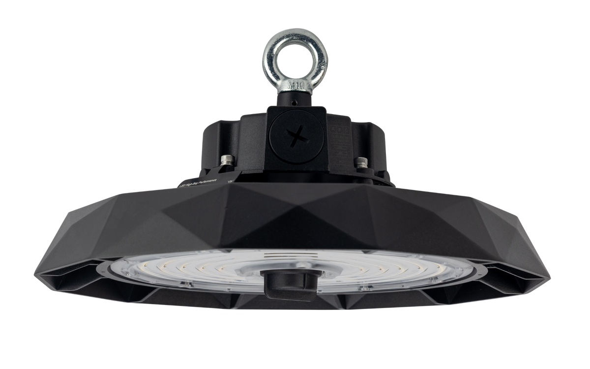 High-Bay Performance · 80W-120W-150W (instelbaar) · 3CCT Switch 4000K-5000K-5700K · 90º