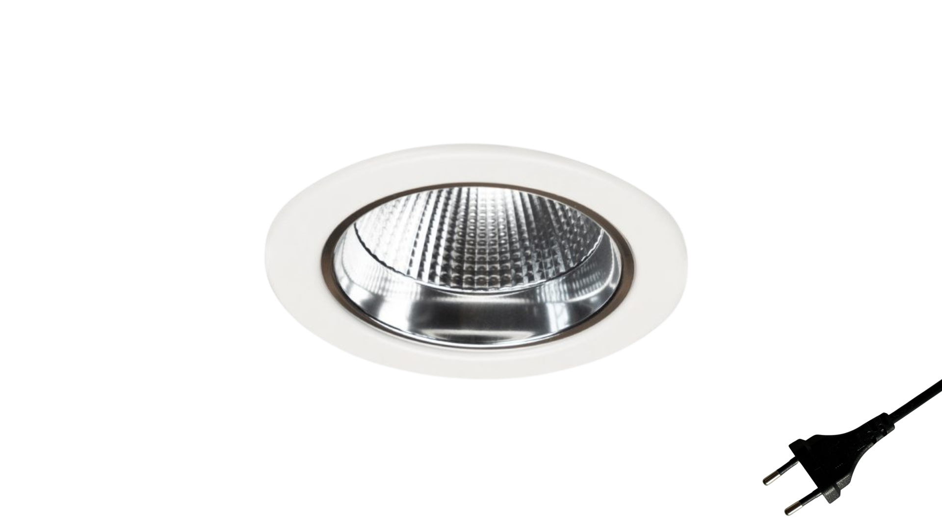 LED Downlight Milan · Ø145 · 15W · 3CCT · 3000K-4000K-5000K · Wit · Eurostekker