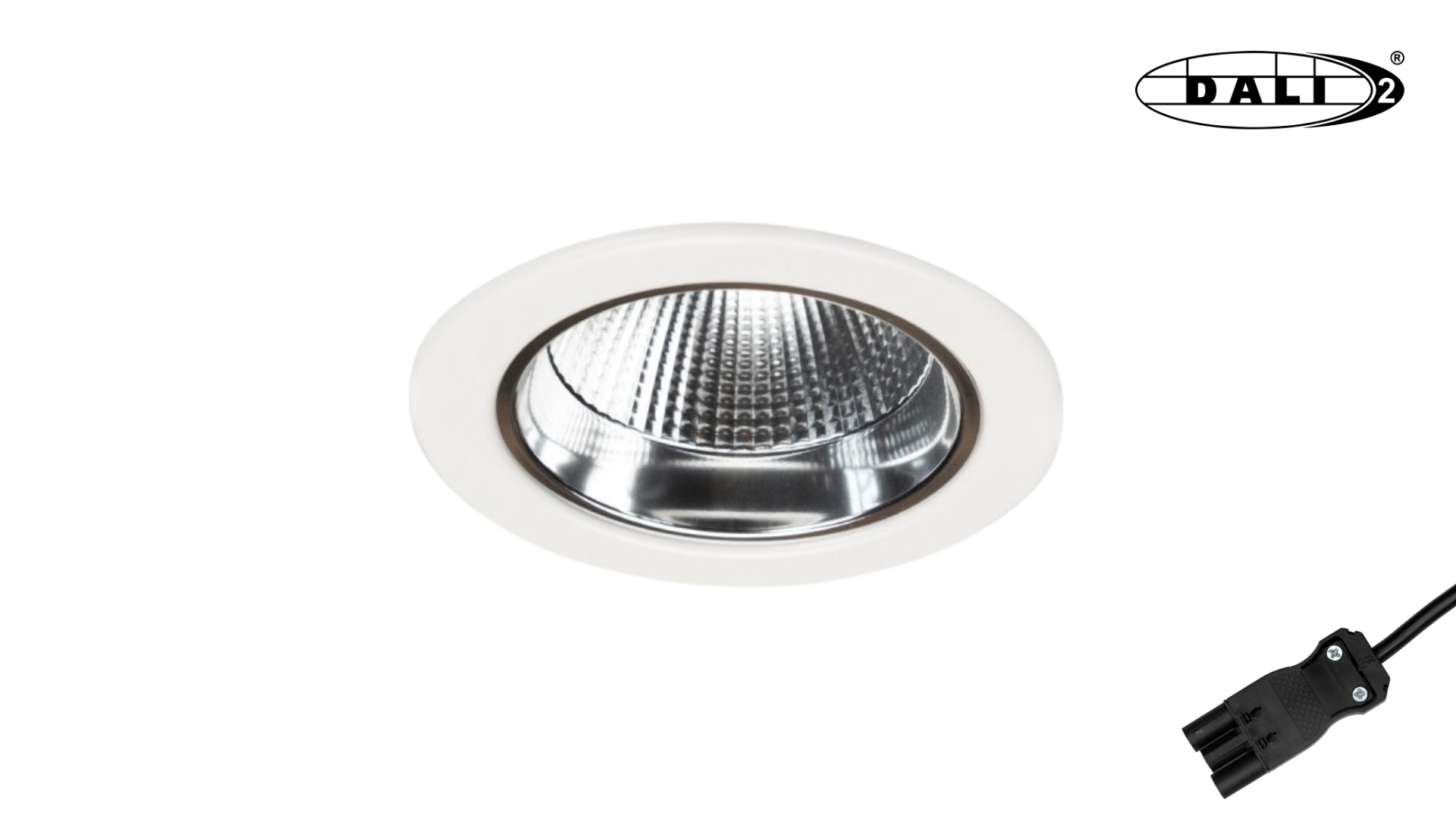 LED Downlight Milan · Ø145 · 15W · 3CCT · 3000K-4000K-5000K · Wit · Wieland · DALI