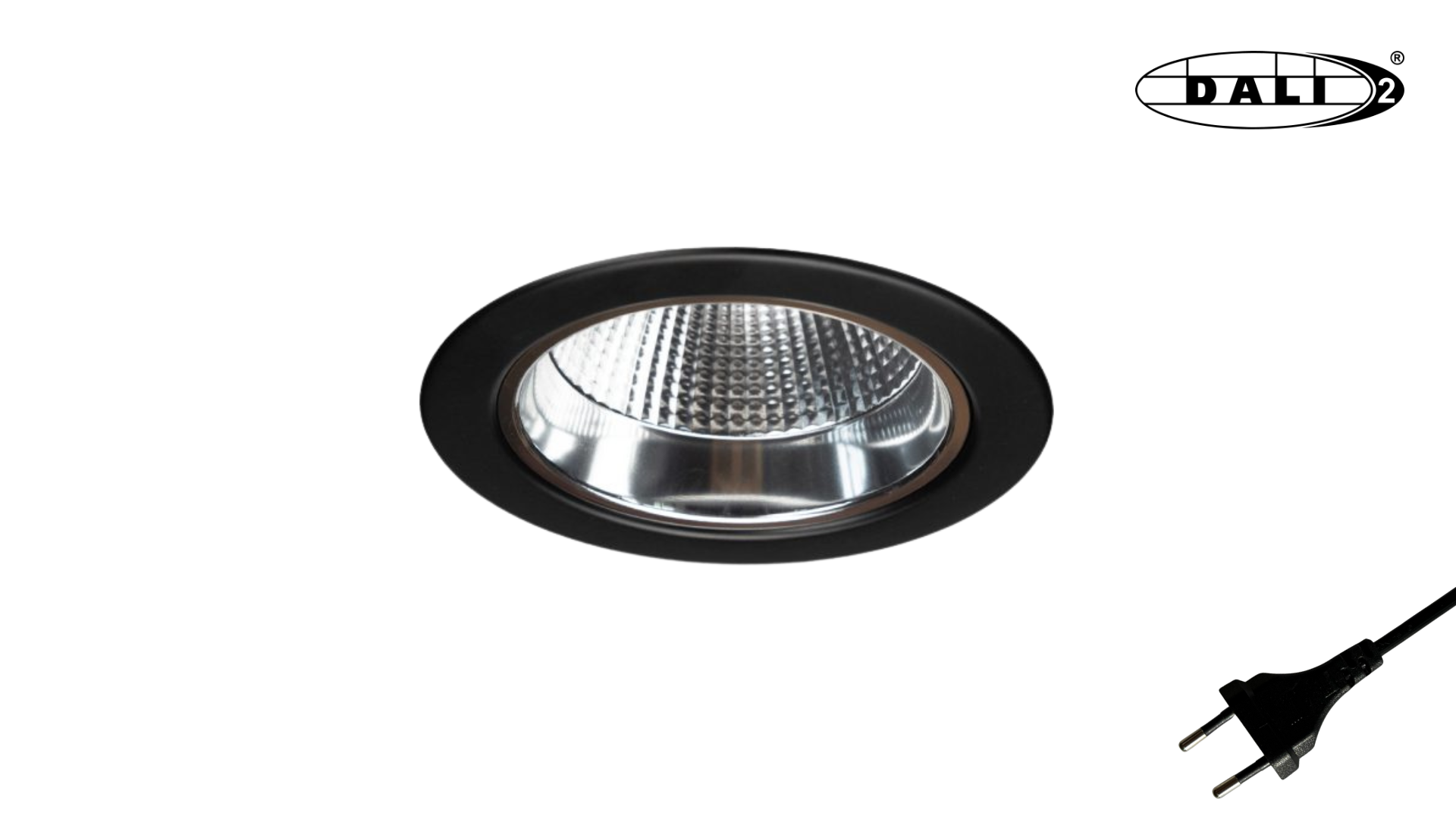 LED Downlight Milan · Ø174 · 15W · 3CCT · 3000K-4000K-5000K · Zwart · Eurostekker · DALI