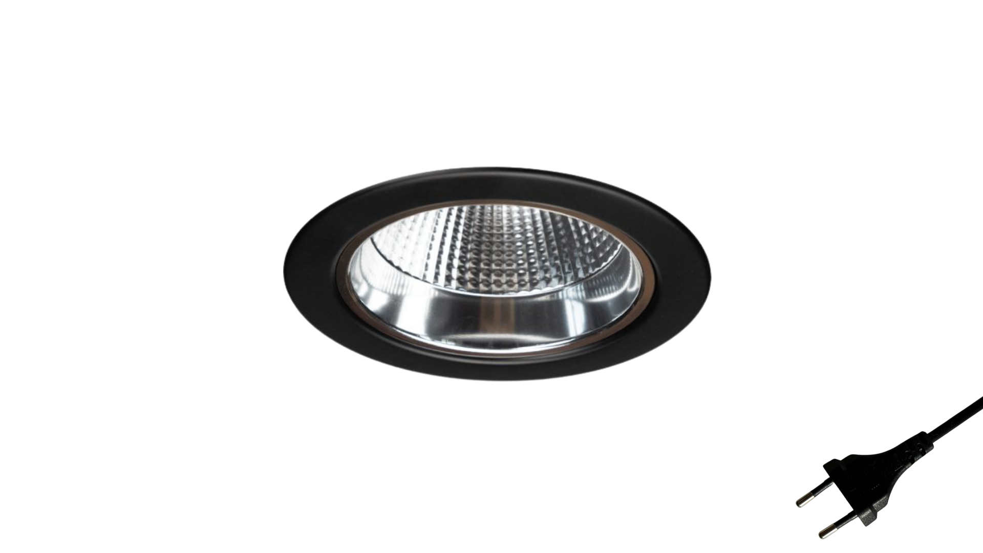 LED Downlight Milan · Ø145 · 15W · 3CCT · 3000K-4000K-5000K · Zwart · Eurostekker