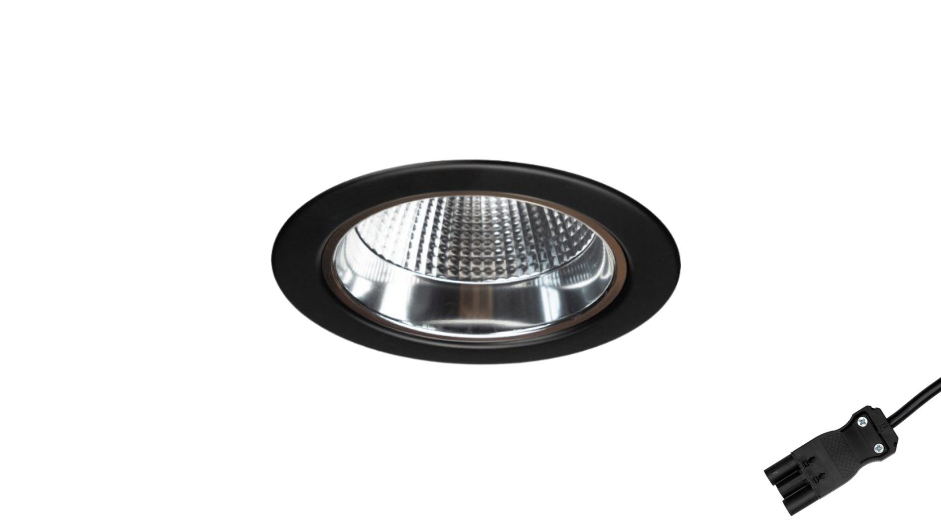 LED Downlight Milan · Ø145 · 15W · 3CCT · 3000K-4000K-5000K · Zwart · Wieland