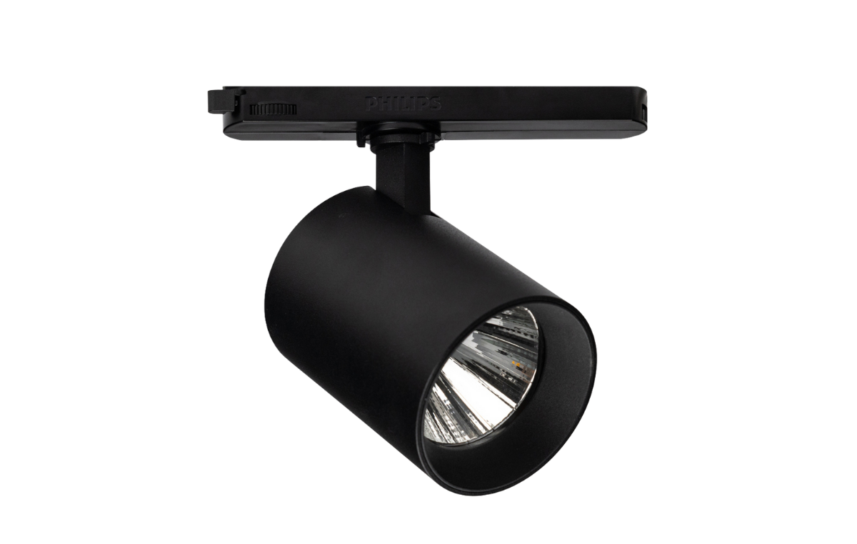 Monte 3 fase railspot · 30W · 3CCT 3000K-3500K-4000K · Zwart · 24º