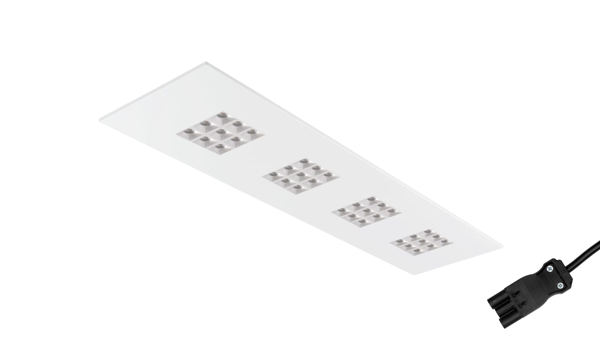 LED paneel Cube · 30x120 · 30W · 4000K · Wieland