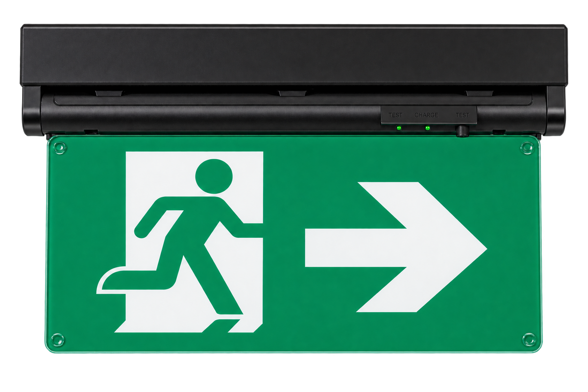 Pluna Noodverlichting · Opbouw · Zwart frame